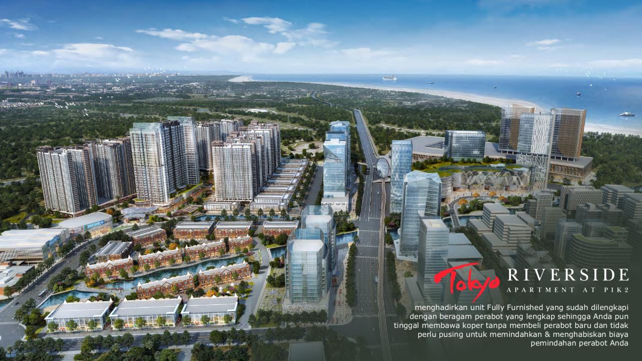 Tokyo Riverside Pik 2: Proyek Modern di Pinggir Sungai Tokyo